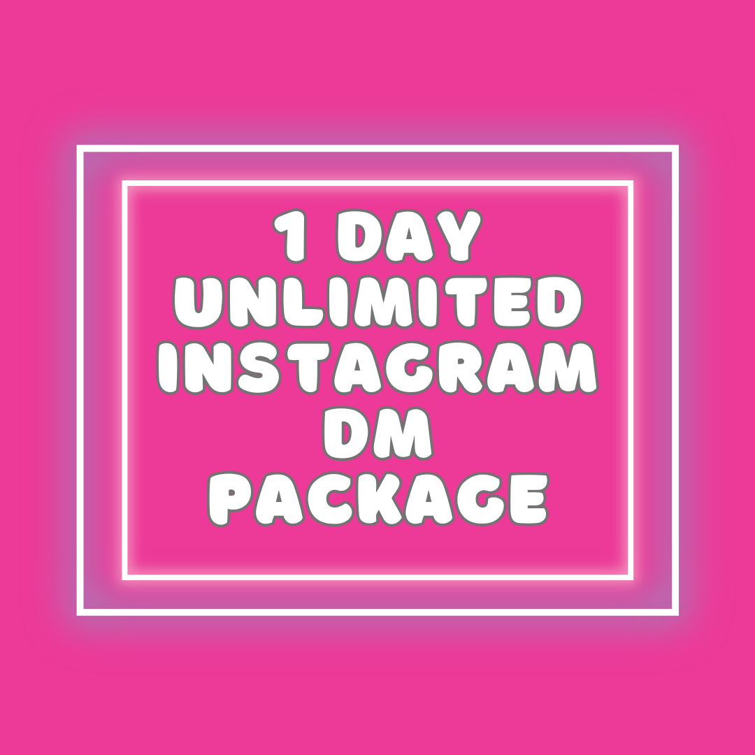 1 Day Unlimited Instagram DM Package