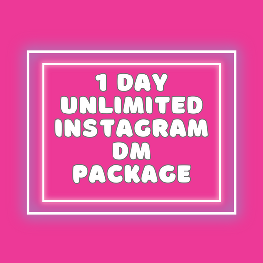 1 Day Unlimited Instagram DM Package