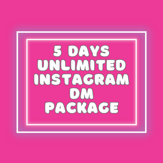 5 Days Unlimited Instagram DM 1:1 Coaching Package - "Manifest Your Best Life" Workshop Guide Included!