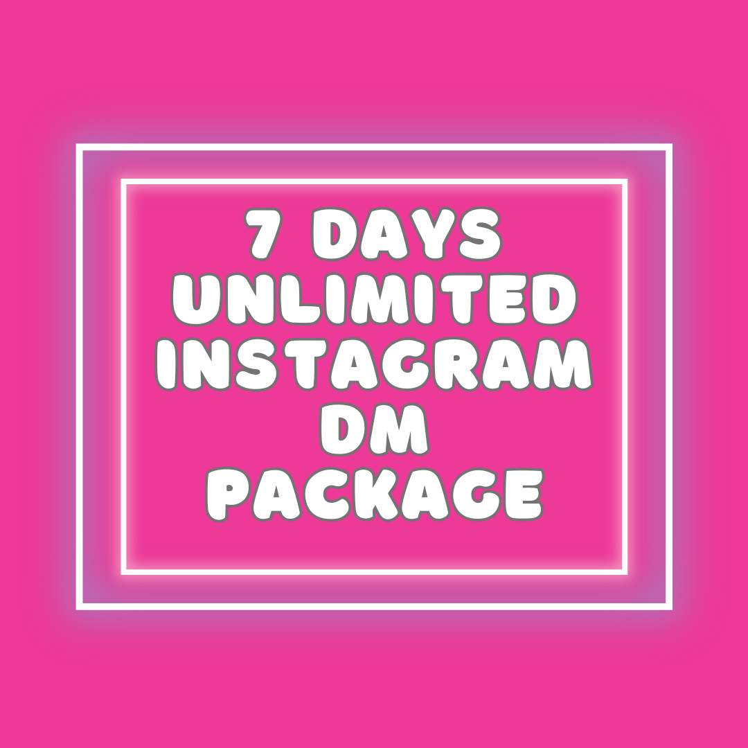 7 Days Unlimited Instagram DM 1:1 Coaching Package - "Manifest Your Best Life" Workshop Guide Included!