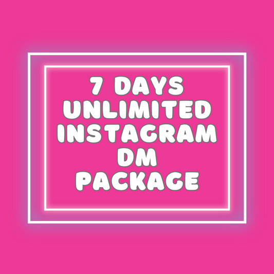 7 Days Unlimited Instagram DM 1:1 Coaching Package - "Manifest Your Best Life" Workshop Guide Included!