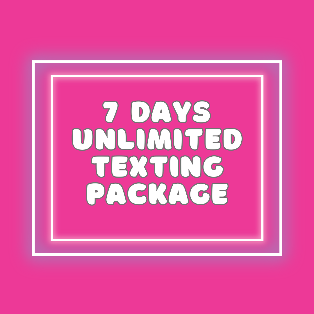 7 Days Unlimited Texting 1:1 Coaching Package - "Manifest Your Best Life" Workshop Guide Included!