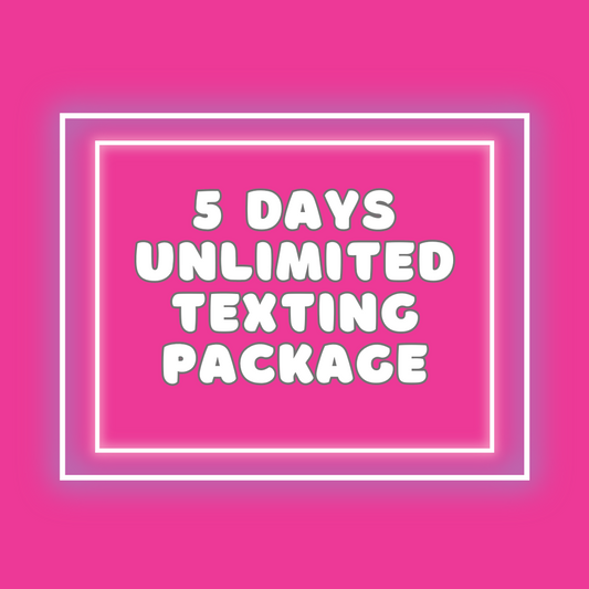 5 Days Unlimited Texting 1:1 Coaching Package - "Manifest Your Best Life" Workshop Guide Included!